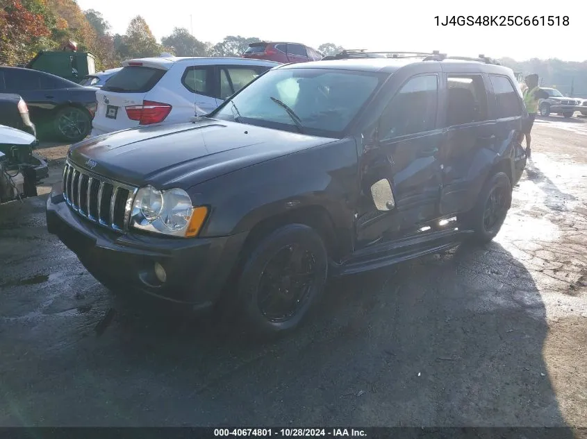 2005 Jeep Grand Cherokee Laredo VIN: 1J4GS48K25C661518 Lot: 40674801