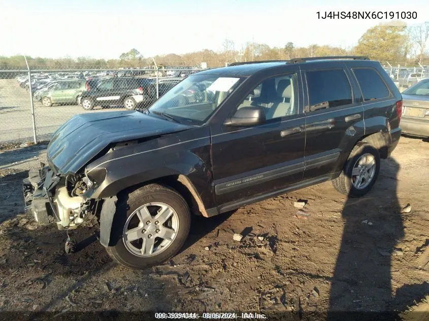 1J4HS48NX6C191030 2006 Jeep Grand Cherokee Laredo