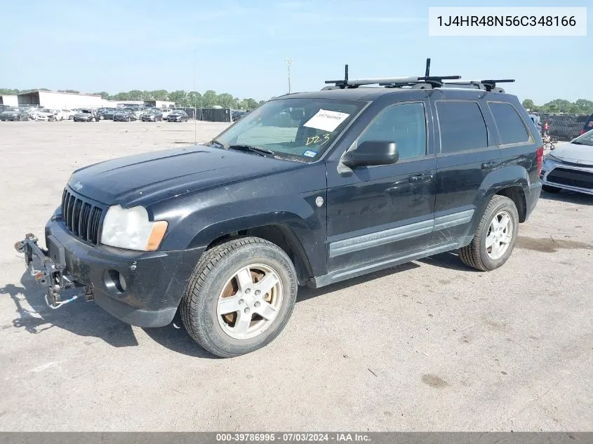 2006 Jeep Grand Cherokee Laredo VIN: 1J4HR48N56C348166 Lot: 39786995