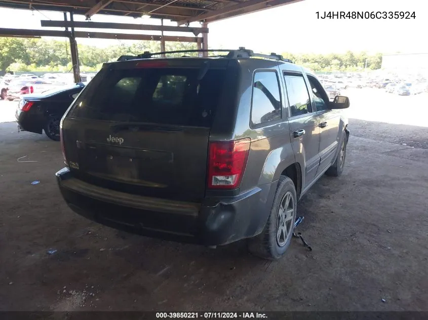 1J4HR48N06C335924 2006 Jeep Grand Cherokee Laredo