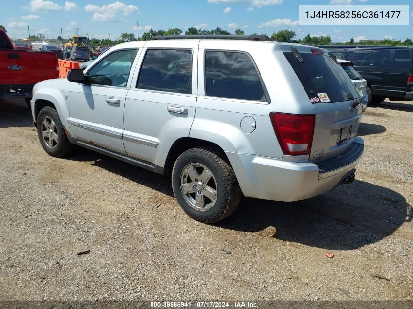 1J4HR58256C361477 2006 Jeep Grand Cherokee Limited