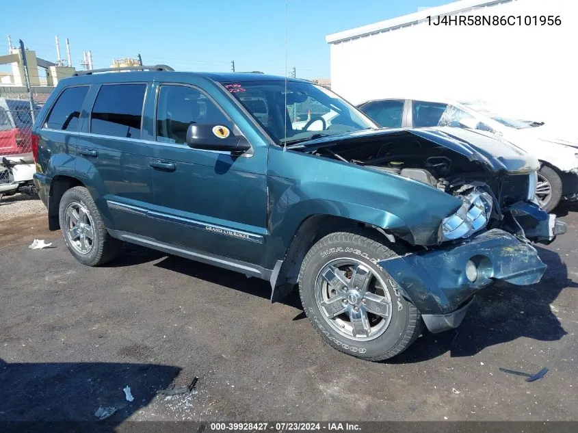 2006 Jeep Grand Cherokee Limited VIN: 1J4HR58N86C101956 Lot: 39928427