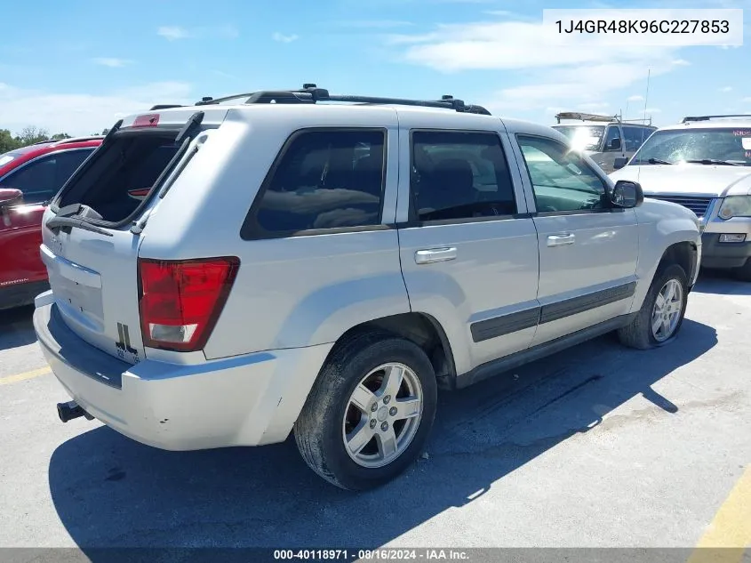 2006 Jeep Grand Cherokee Laredo VIN: 1J4GR48K96C227853 Lot: 40118971