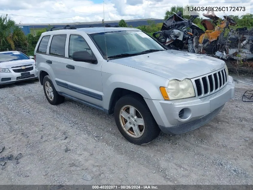 1J4GS48K26C172473 2006 Jeep Grand Cherokee Laredo