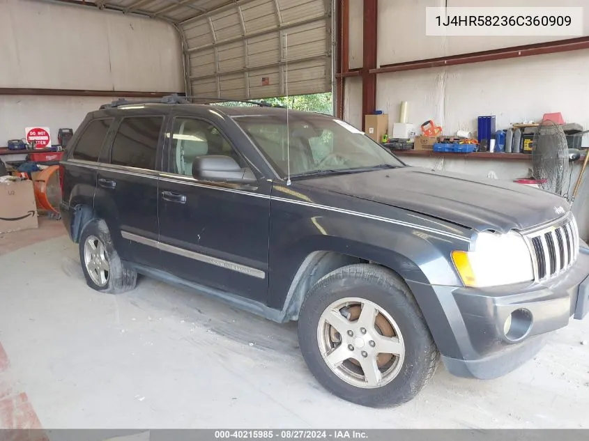 2006 Jeep Grand Cherokee Limited VIN: 1J4HR58236C360909 Lot: 40215985