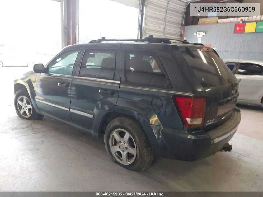 1J4HR58236C360909 2006 Jeep Grand Cherokee Limited