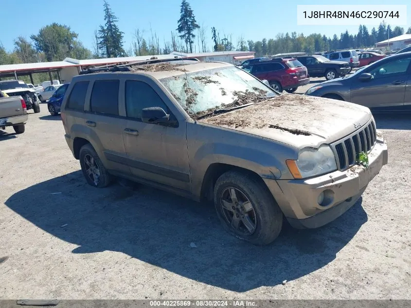 2006 Jeep Grand Cherokee Laredo VIN: 1J8HR48N46C290744 Lot: 40225869