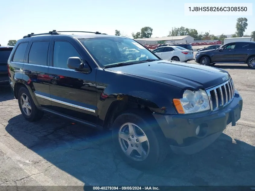 1J8HS58266C308550 2006 Jeep Grand Cherokee Limited