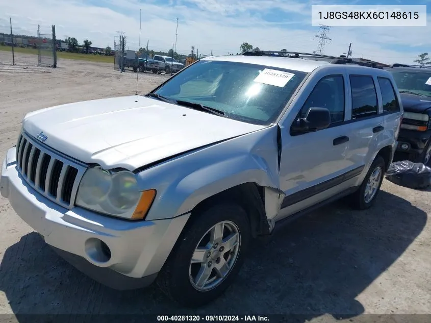 1J8GS48KX6C148615 2006 Jeep Grand Cherokee Laredo