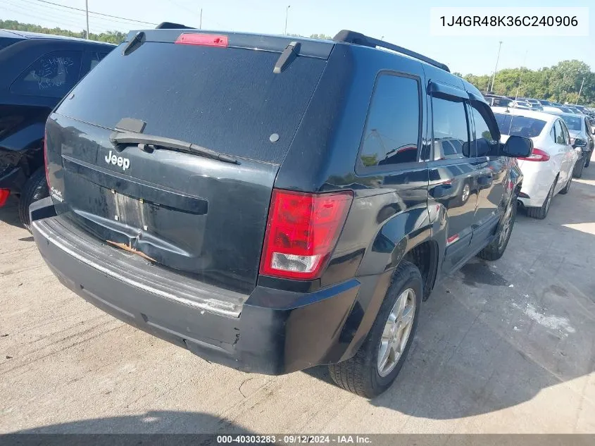 1J4GR48K36C240906 2006 Jeep Grand Cherokee Laredo/Columbia/Freedom