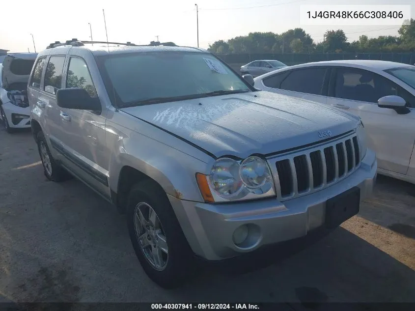 2006 Jeep Grand Cherokee Laredo/Columbia/Freedom VIN: 1J4GR48K66C308406 Lot: 40307941