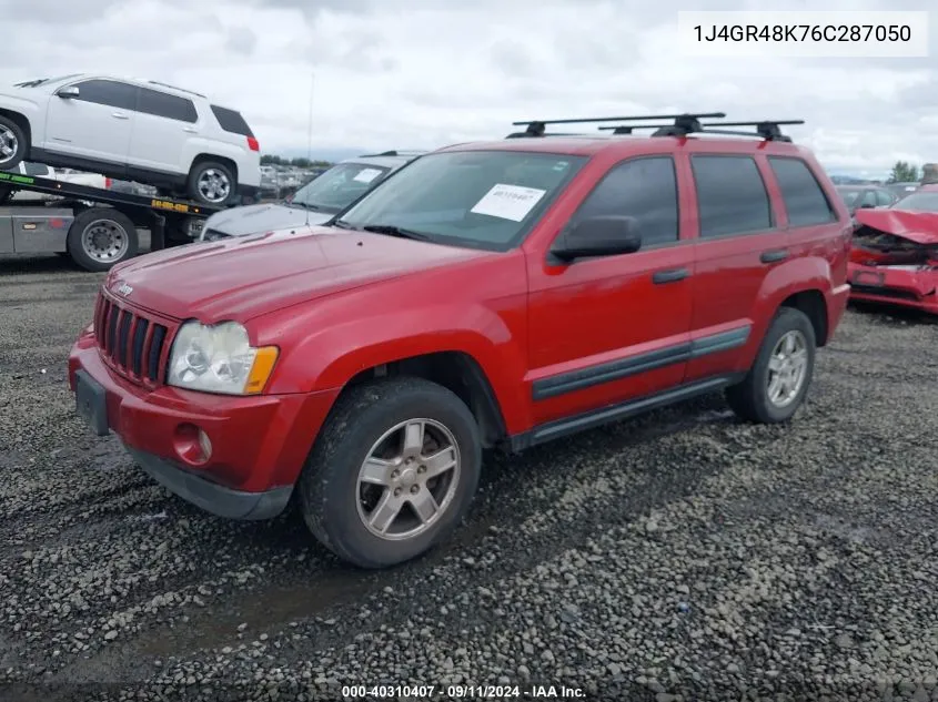 1J4GR48K76C287050 2006 Jeep Grand Cherokee Laredo