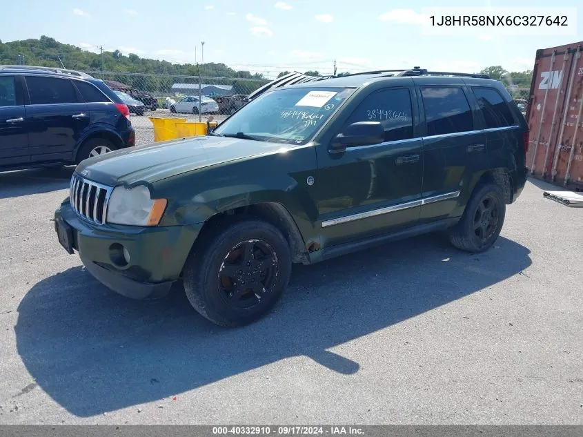 2006 Jeep Grand Cherokee Limited VIN: 1J8HR58NX6C327642 Lot: 40332910