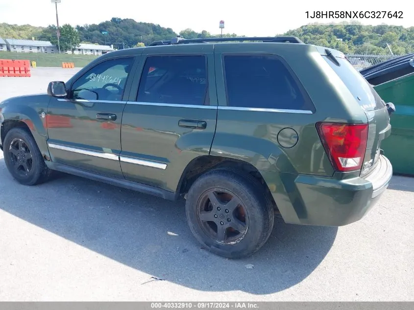 2006 Jeep Grand Cherokee Limited VIN: 1J8HR58NX6C327642 Lot: 40332910