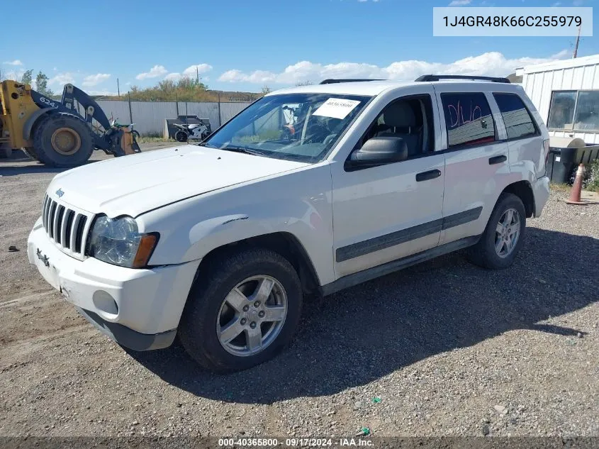 2006 Jeep Grand Cherokee Laredo VIN: 1J4GR48K66C255979 Lot: 40365800