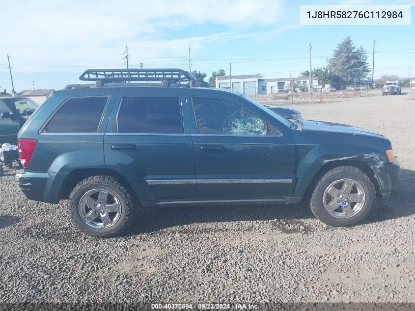 2006 Jeep Grand Cherokee Limited VIN: 1J8HR58276C112984 Lot: 40370594