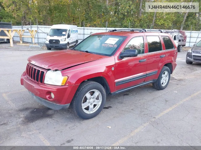 2006 Jeep Grand Cherokee Laredo VIN: 1J4HR48N46C146676 Lot: 40374808