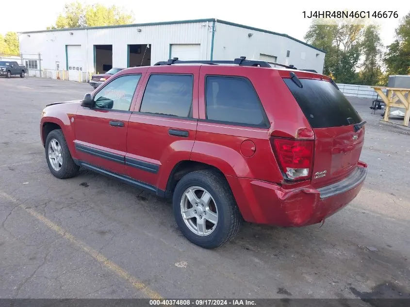 2006 Jeep Grand Cherokee Laredo VIN: 1J4HR48N46C146676 Lot: 40374808