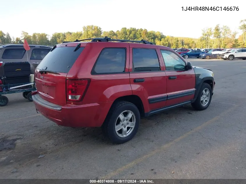 2006 Jeep Grand Cherokee Laredo VIN: 1J4HR48N46C146676 Lot: 40374808