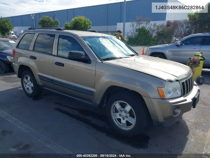 1J4GS48K86C282864 2006 Jeep Grand Cherokee Laredo