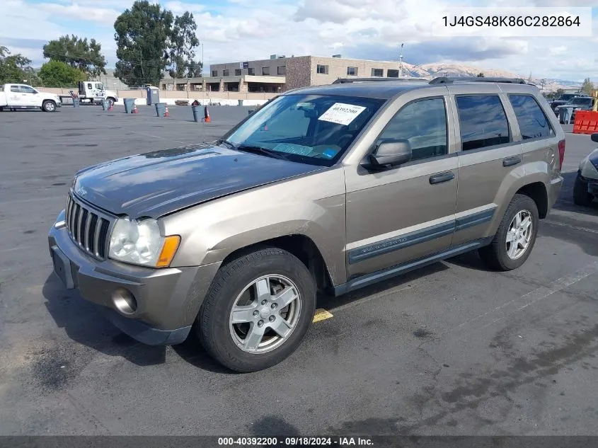 2006 Jeep Grand Cherokee Laredo VIN: 1J4GS48K86C282864 Lot: 40392200