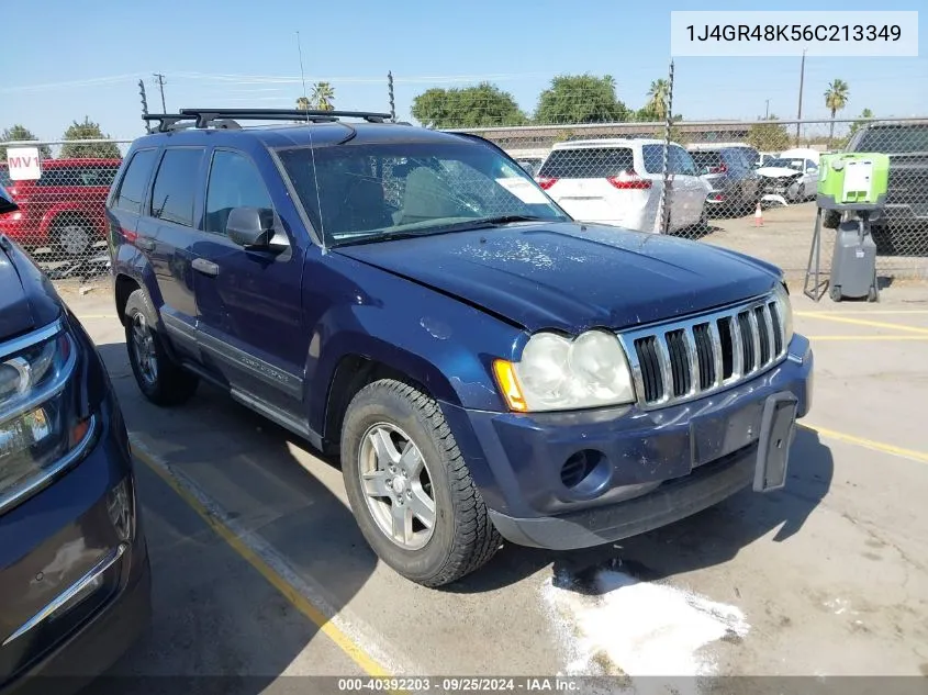 2006 Jeep Grand Cherokee Laredo VIN: 1J4GR48K56C213349 Lot: 40392203