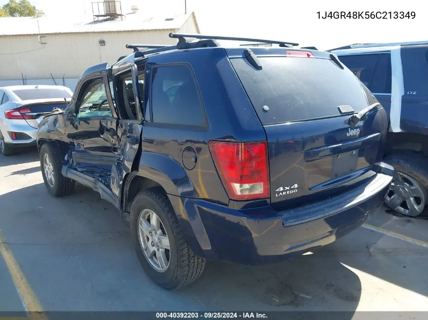 1J4GR48K56C213349 2006 Jeep Grand Cherokee Laredo