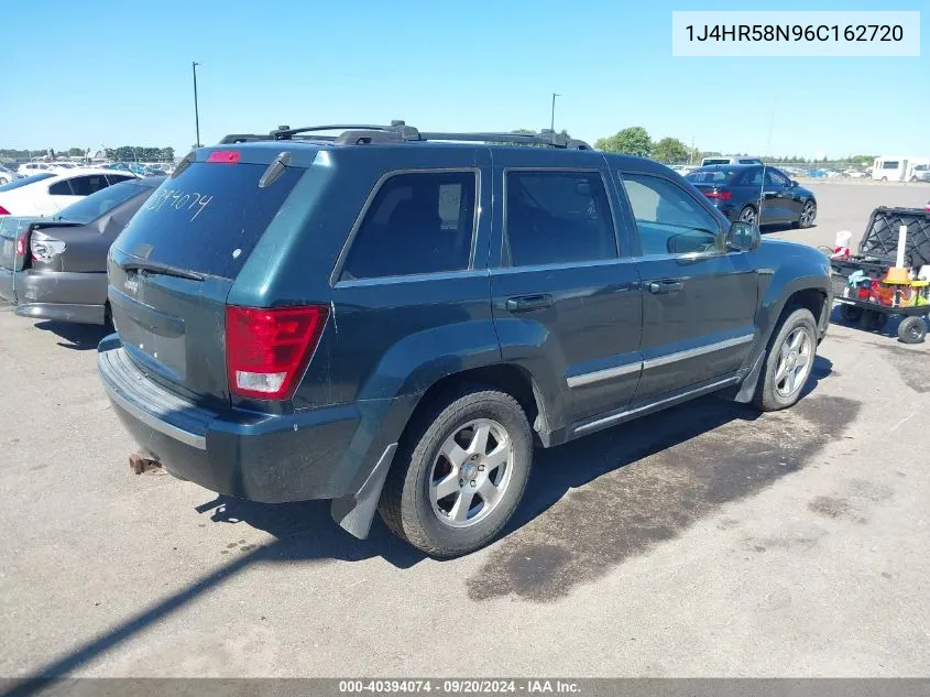 1J4HR58N96C162720 2006 Jeep Grand Cherokee Limited