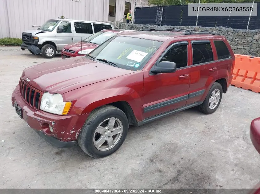 2006 Jeep Grand Cherokee Laredo VIN: 1J4GR48KX6C368558 Lot: 40417364