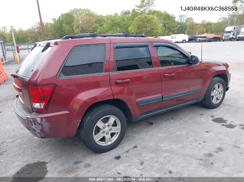 2006 Jeep Grand Cherokee Laredo VIN: 1J4GR48KX6C368558 Lot: 40417364