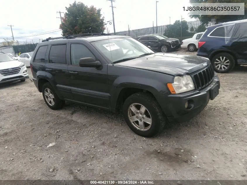 2006 Jeep Grand Cherokee Laredo/Columbia/Freedom VIN: 1J8GR48K86C350557 Lot: 40421130