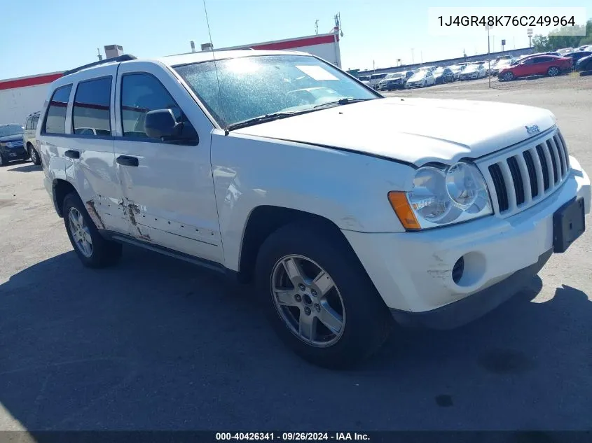 1J4GR48K76C249964 2006 Jeep Grand Cherokee Laredo