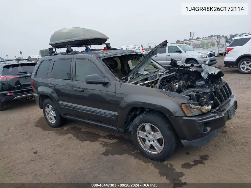 1J4GR48K26C172114 2006 Jeep Grand Cherokee Laredo/Columbia/Freedom