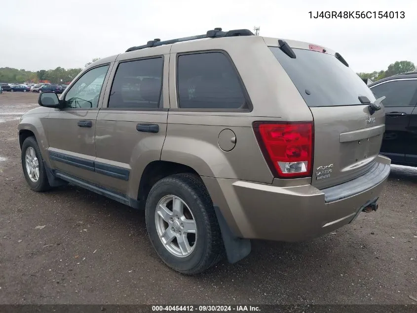 2006 Jeep Grand Cherokee Laredo/Columbia/Freedom VIN: 1J4GR48K56C154013 Lot: 40454412