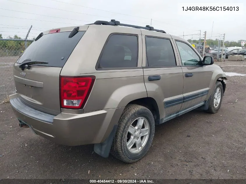 2006 Jeep Grand Cherokee Laredo/Columbia/Freedom VIN: 1J4GR48K56C154013 Lot: 40454412