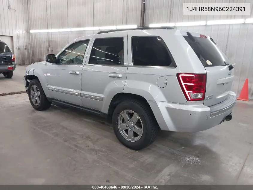 1J4HR58N96C224391 2006 Jeep Grand Cherokee Limited