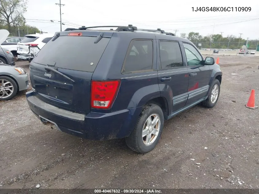 1J4GS48K06C110909 2006 Jeep Grand Cherokee Laredo