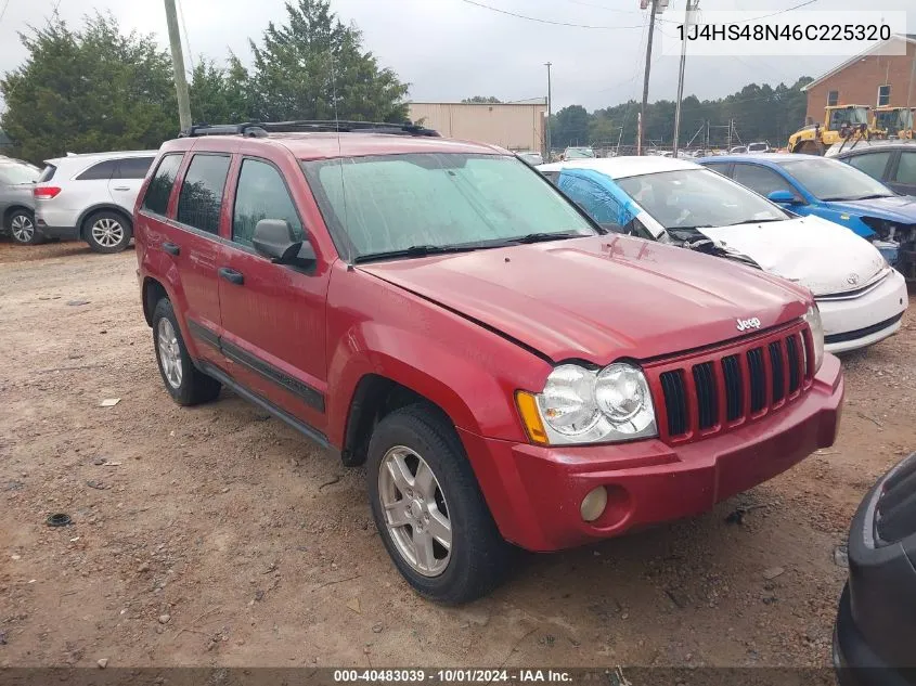 2006 Jeep Grand Cherokee Laredo VIN: 1J4HS48N46C225320 Lot: 40483039