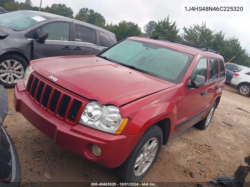 1J4HS48N46C225320 2006 Jeep Grand Cherokee Laredo