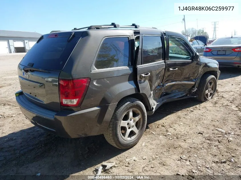 2006 Jeep Grand Cherokee Laredo VIN: 1J4GR48K06C259977 Lot: 40496465