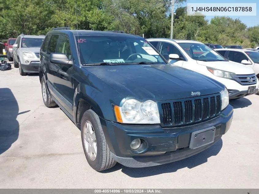 1J4HS48N06C187858 2006 Jeep Grand Cherokee Laredo