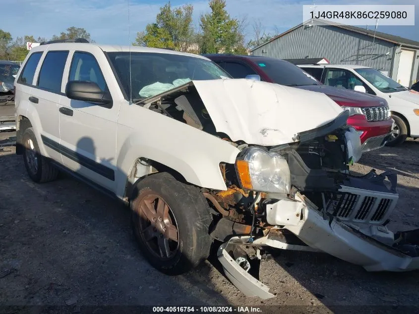 2006 Jeep Grand Cherokee Laredo/Columbia/Freedom VIN: 1J4GR48K86C259080 Lot: 40516754