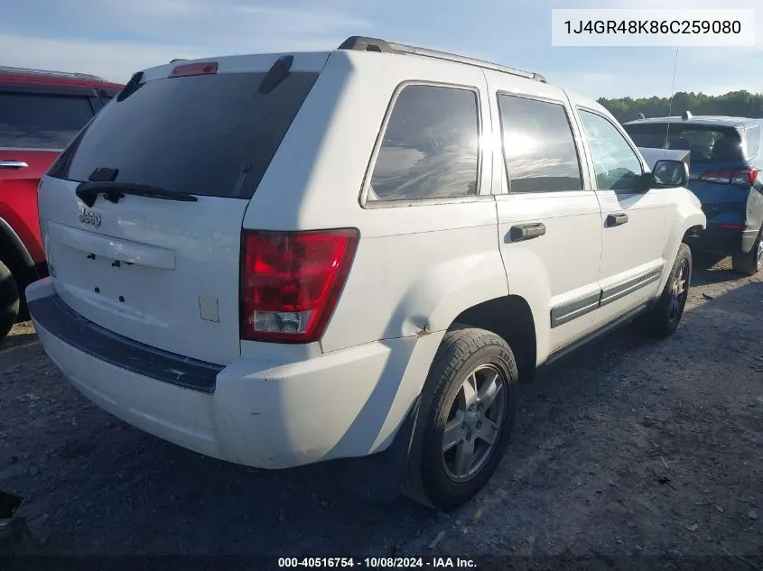 2006 Jeep Grand Cherokee Laredo/Columbia/Freedom VIN: 1J4GR48K86C259080 Lot: 40516754