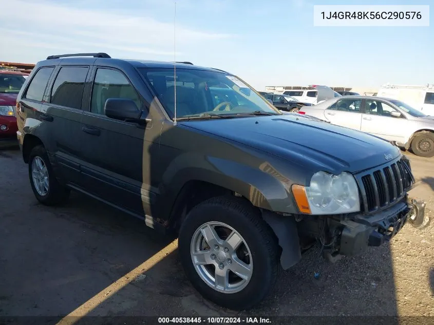 2006 Jeep Grand Cherokee Laredo VIN: 1J4GR48K56C290576 Lot: 40538445