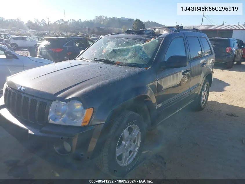 2006 Jeep Grand Cherokee Laredo VIN: 1J4GR48K66C296919 Lot: 40541292