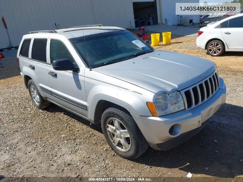 2006 Jeep Grand Cherokee Laredo VIN: 1J4GS48K66C121803 Lot: 40542577