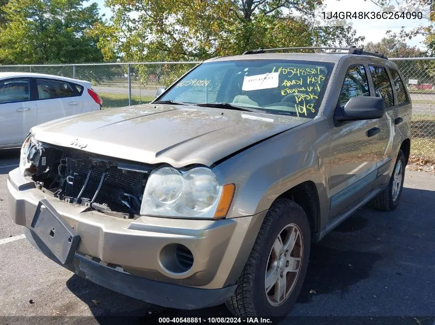 2006 Jeep Grand Cherokee Laredo VIN: 1J4GR48K36C264090 Lot: 40548881