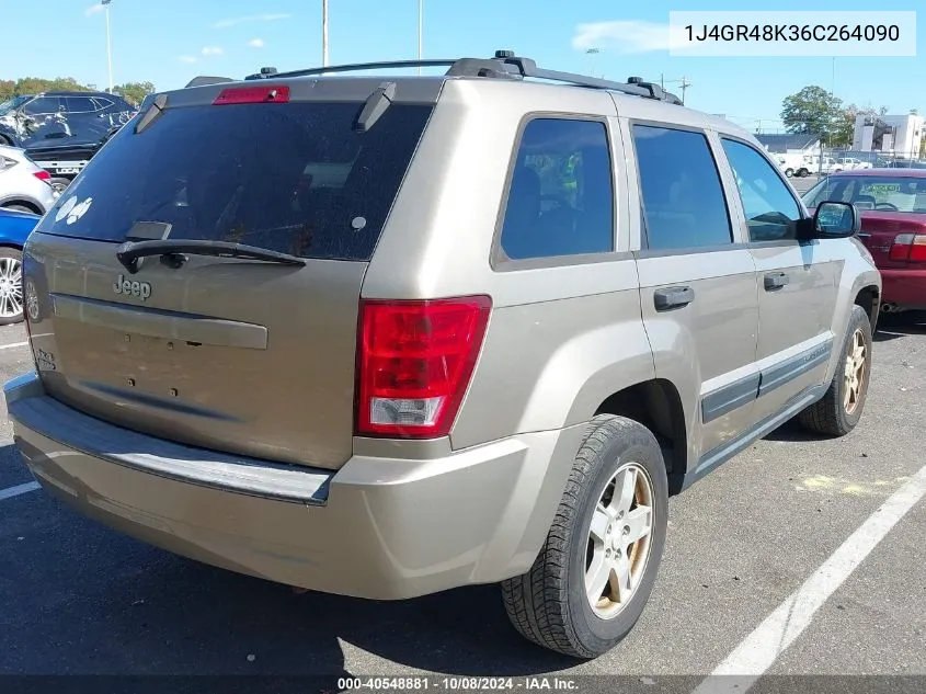 2006 Jeep Grand Cherokee Laredo VIN: 1J4GR48K36C264090 Lot: 40548881