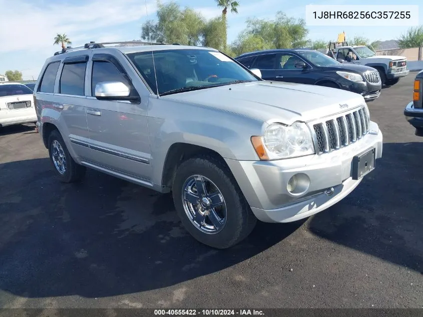 2006 Jeep Grand Cherokee Overland VIN: 1J8HR68256C357255 Lot: 40555422