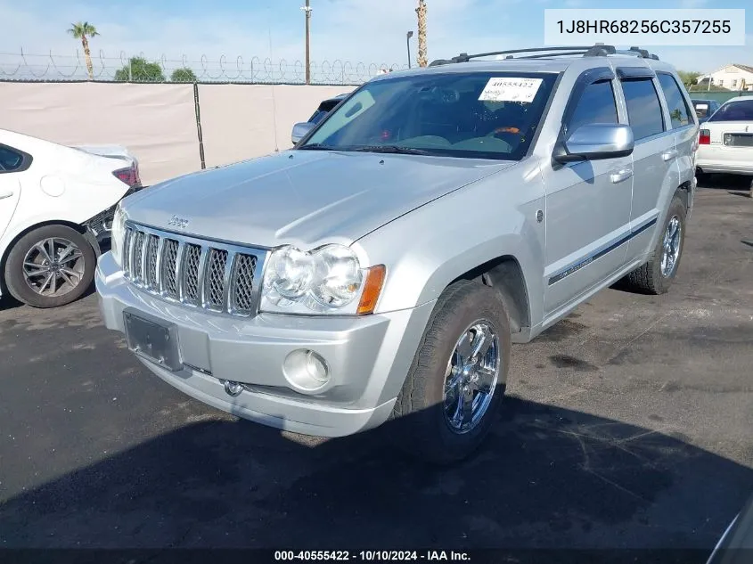 2006 Jeep Grand Cherokee Overland VIN: 1J8HR68256C357255 Lot: 40555422